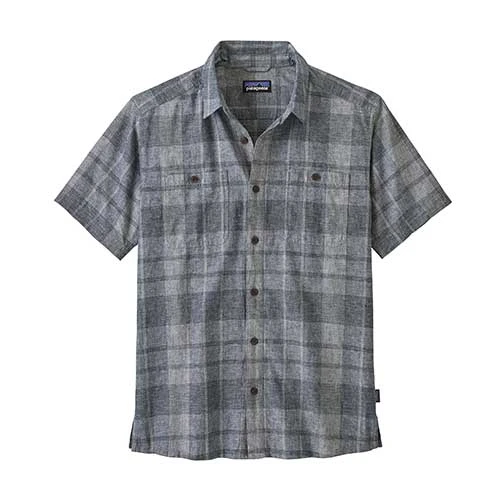 Patagonia Tops Men's Back Step Shirt - Shore Plaid: Stone Blue 1 Patagonia Tops Men's Back Step Shirt - Shore Plaid: Stone Blue