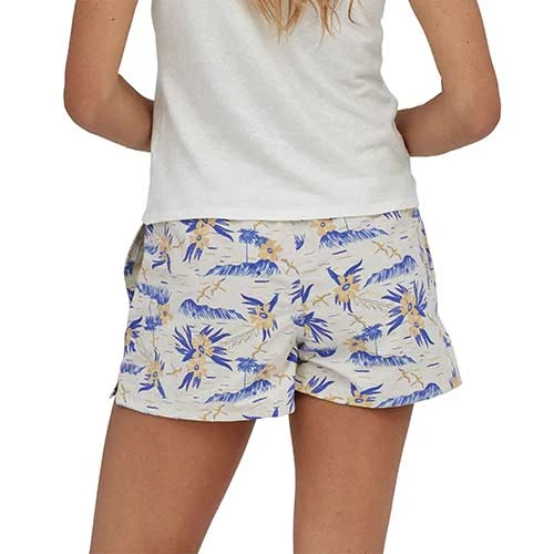 Patagonia Women's Barely Baggies Short 2 1/2in - Faria Multi Small: Dyno White Bottoms 3 Patagonia Women's Barely Baggies Short 2 1/2in - Faria Multi Small: Dyno White Bottoms