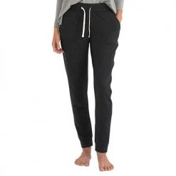 Free Fly Women's Bamboo Fleece Jogger - Heather Black