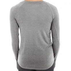 Free Fly Tops Women's Bamboo Midweight Long Sleeve Shirt - Heather Grey