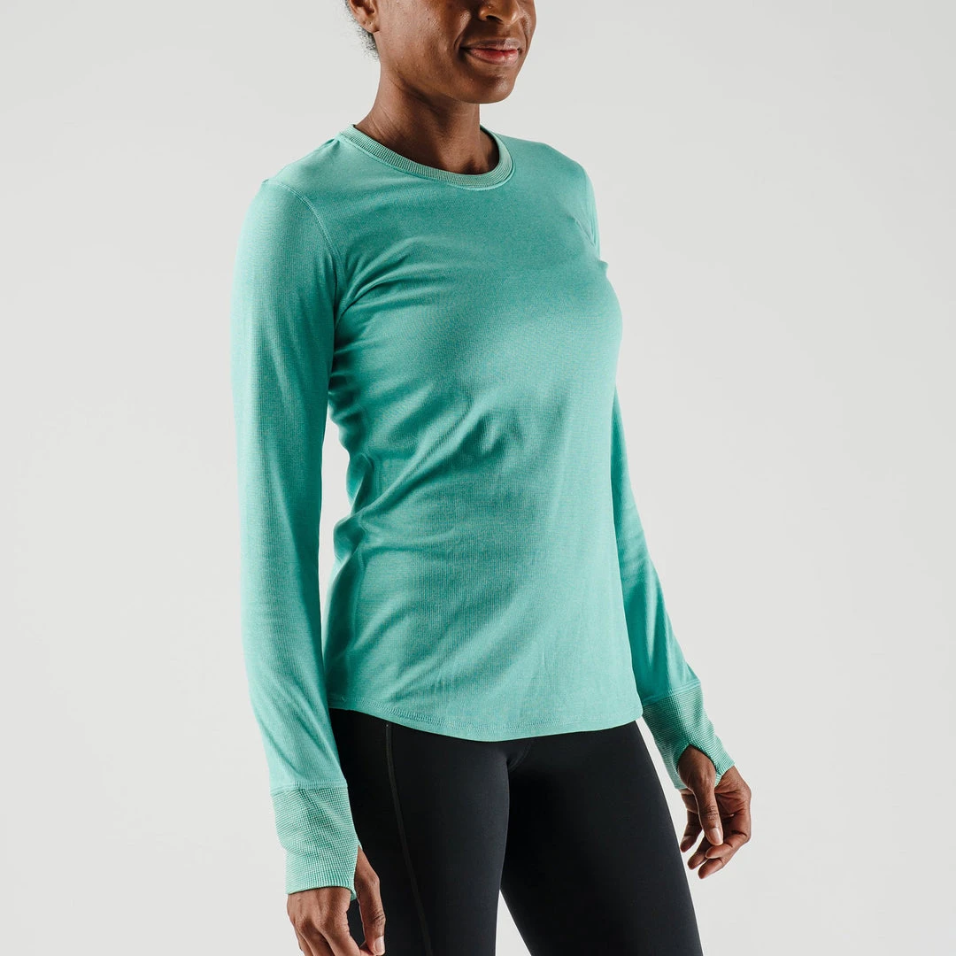 Rabbit Women's Ribbit Long Sleeve Top - Baltic 2 Rabbit Women's Ribbit Long Sleeve Top - Baltic