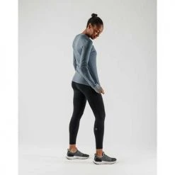 Rabbit Tops Women's Ribbit Long Sleeve Top - Dress Blues 9 Rabbit Tops Women's Ribbit Long Sleeve Top - Dress Blues