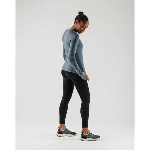 Rabbit Tops Women's Ribbit Long Sleeve Top - Dress Blues 3 Rabbit Tops Women's Ribbit Long Sleeve Top - Dress Blues