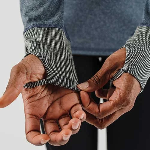 Rabbit Tops Women's Ribbit Long Sleeve Top - Dress Blues 6 Rabbit Tops Women's Ribbit Long Sleeve Top - Dress Blues