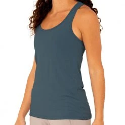 Free Fly Women's Bamboo Racerback Tank - Blue Dusk