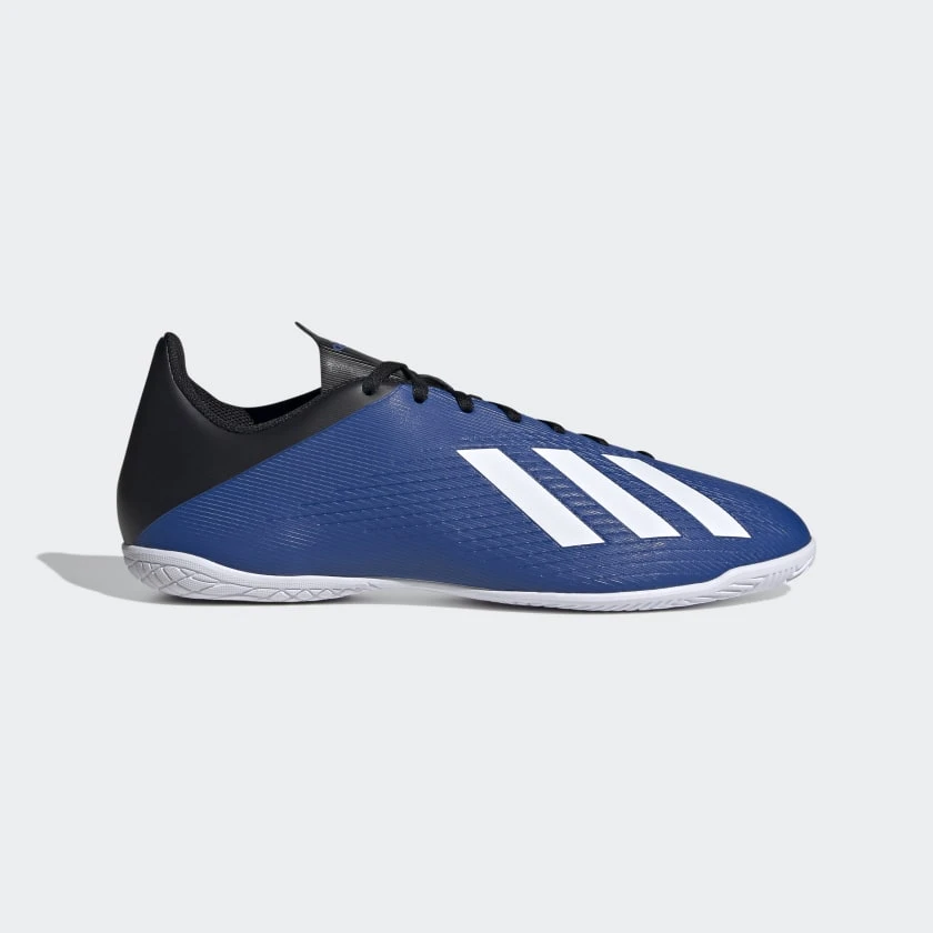 Adidas Soccer Unisex X 19.4 Indoor Shoe - Royal Blue/Cloud White/Core Black 1 Adidas Soccer Unisex X 19.4 Indoor Shoe - Royal Blue/Cloud White/Core Black