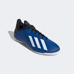 Adidas Soccer Unisex X 19.4 Indoor Shoe - Royal Blue/Cloud White/Core Black 12 Adidas Soccer Unisex X 19.4 Indoor Shoe - Royal Blue/Cloud White/Core Black