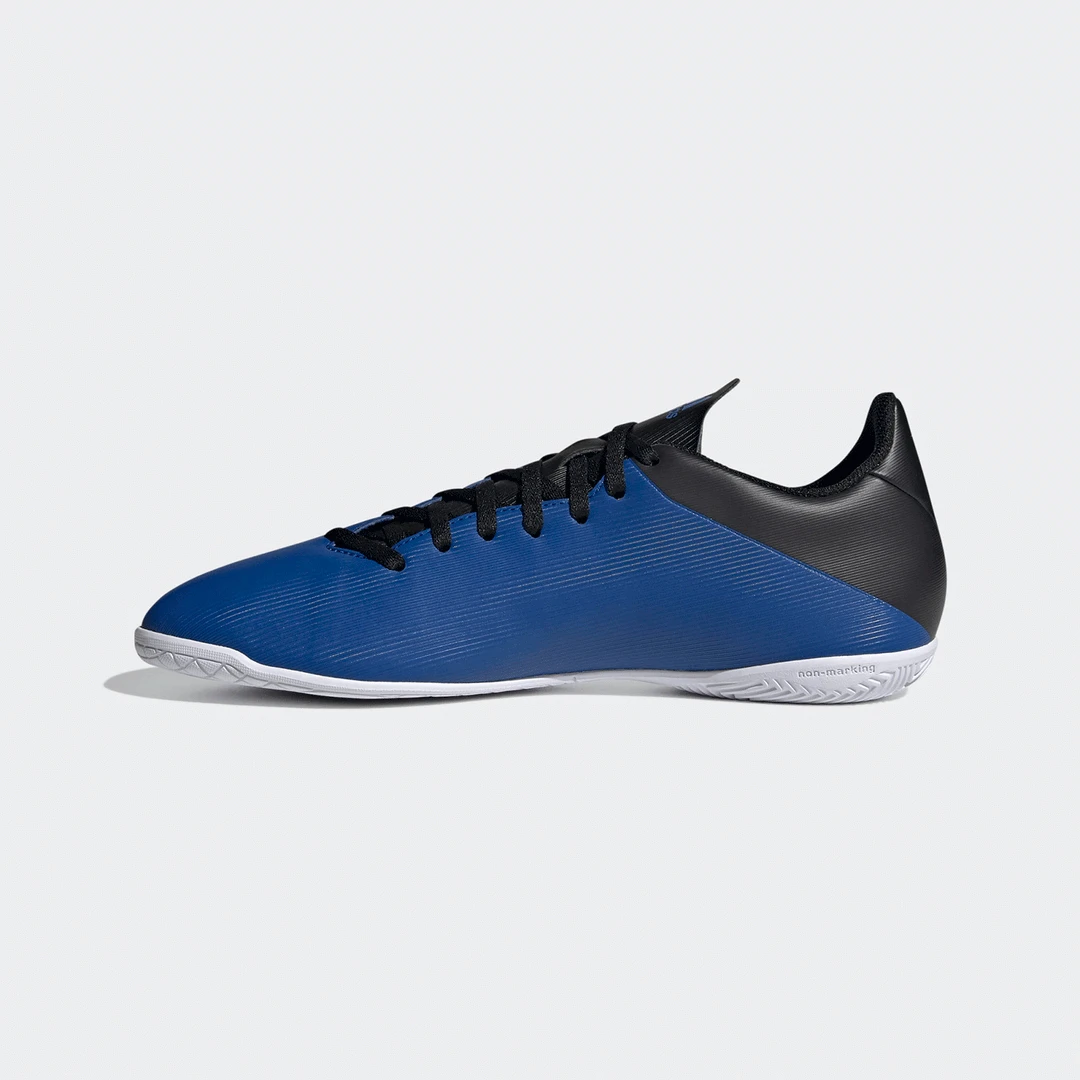 Adidas Soccer Unisex X 19.4 Indoor Shoe - Royal Blue/Cloud White/Core Black 2 Adidas Soccer Unisex X 19.4 Indoor Shoe - Royal Blue/Cloud White/Core Black