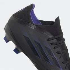 Adidas Unisex X Speedflow .2 Firm Ground Soccer Shoes - Core Black/Sonic Ink/Solar Yellow 15 Adidas Unisex X Speedflow .2 Firm Ground Soccer Shoes - Core Black/Sonic Ink/Solar Yellow