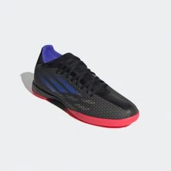 Adidas Unisex X Speedflow .3 Indoor Soccer Shoe - Core Black/Sonic Ink/Solar Yellow 12 Adidas Unisex X Speedflow .3 Indoor Soccer Shoe - Core Black/Sonic Ink/Solar Yellow