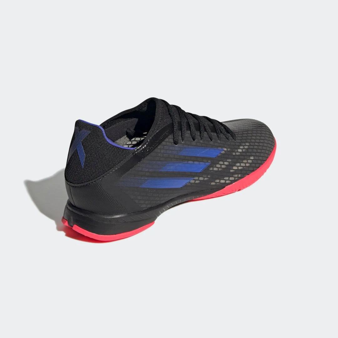 Adidas Unisex X Speedflow .3 Indoor Soccer Shoe - Core Black/Sonic Ink/Solar Yellow 5 Adidas Unisex X Speedflow .3 Indoor Soccer Shoe - Core Black/Sonic Ink/Solar Yellow