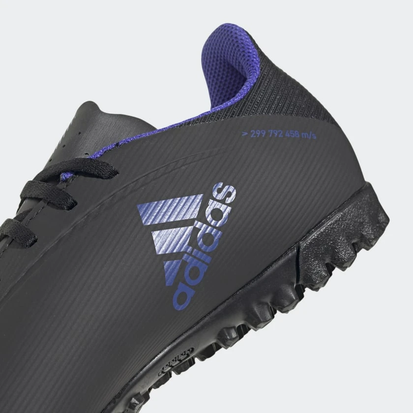 Adidas Unisex X Speedflow .4 Turf Soccer Shoe - Core Black/Sonic Ink/Solar Yellow 7 Adidas Unisex X Speedflow .4 Turf Soccer Shoe - Core Black/Sonic Ink/Solar Yellow
