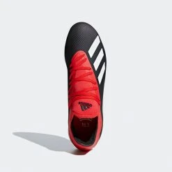 Adidas Soccer Unisex X Tango 18.3 Turf Cleats - Core Black / Off White / Active Red 11 Adidas Soccer Unisex X Tango 18.3 Turf Cleats - Core Black / Off White / Active Red