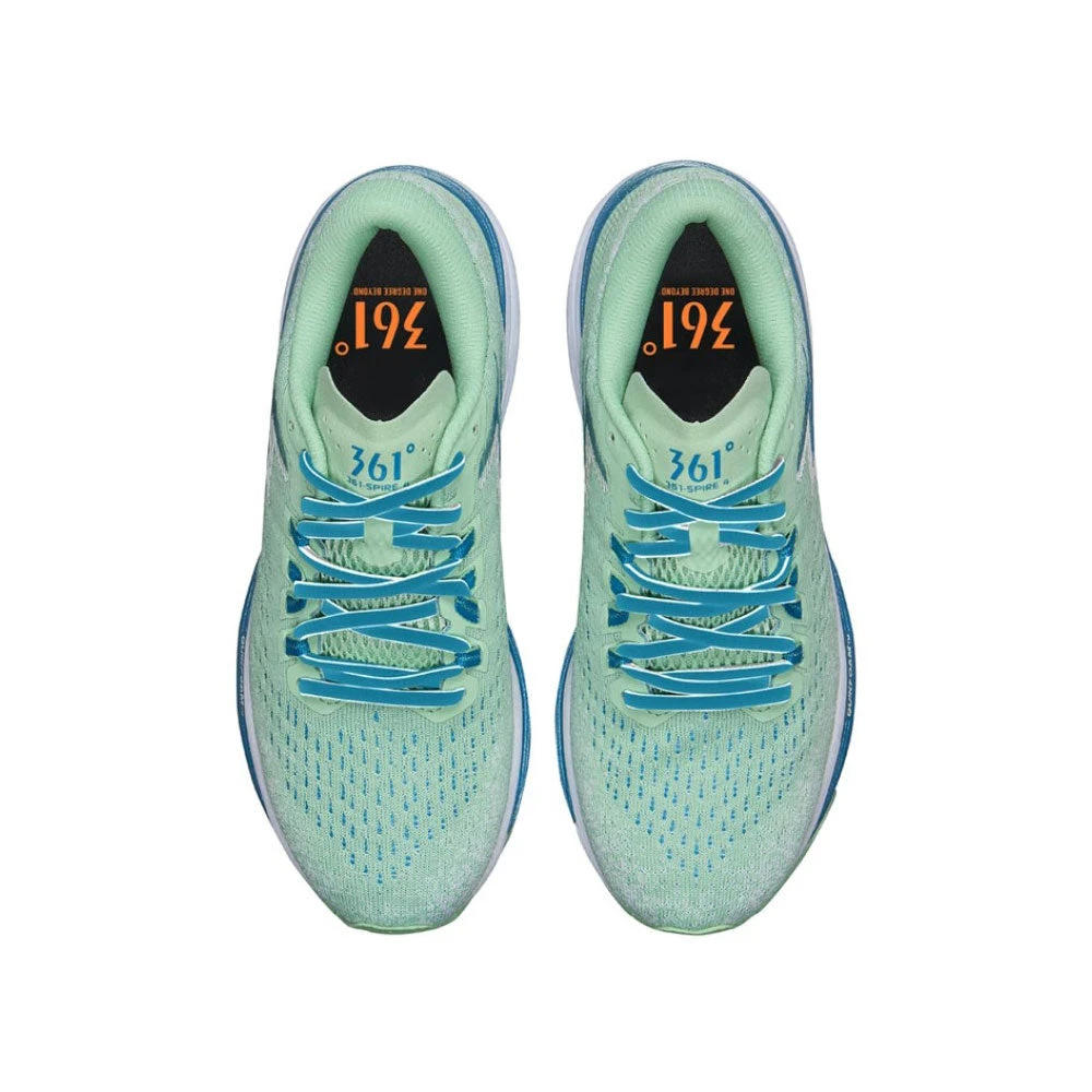 361 Shoes Women's Spire 4 Running Shoe - Green Ash/Sea - Regular (B) 4 361 Shoes Women's Spire 4 Running Shoe - Green Ash/Sea - Regular (B)