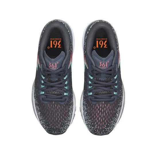 361 Women's Spire 4 Running Shoes - Ebony/Glass - Wide (D) 5 361 Women's Spire 4 Running Shoes - Ebony/Glass - Wide (D)