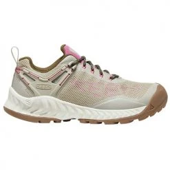 KEEN Women's NXIS Evo Waterproof Trail Shoe - Plaza Taupe/Bis Rose - Regular (B) Shoes