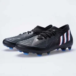Adidas Men's Predator Edge .2 FG - Black/White/Red 7 Adidas Men's Predator Edge .2 FG - Black/White/Red