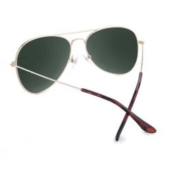 Knockaround Accessories Mile High Sunglasses- Gold/Aviator Green