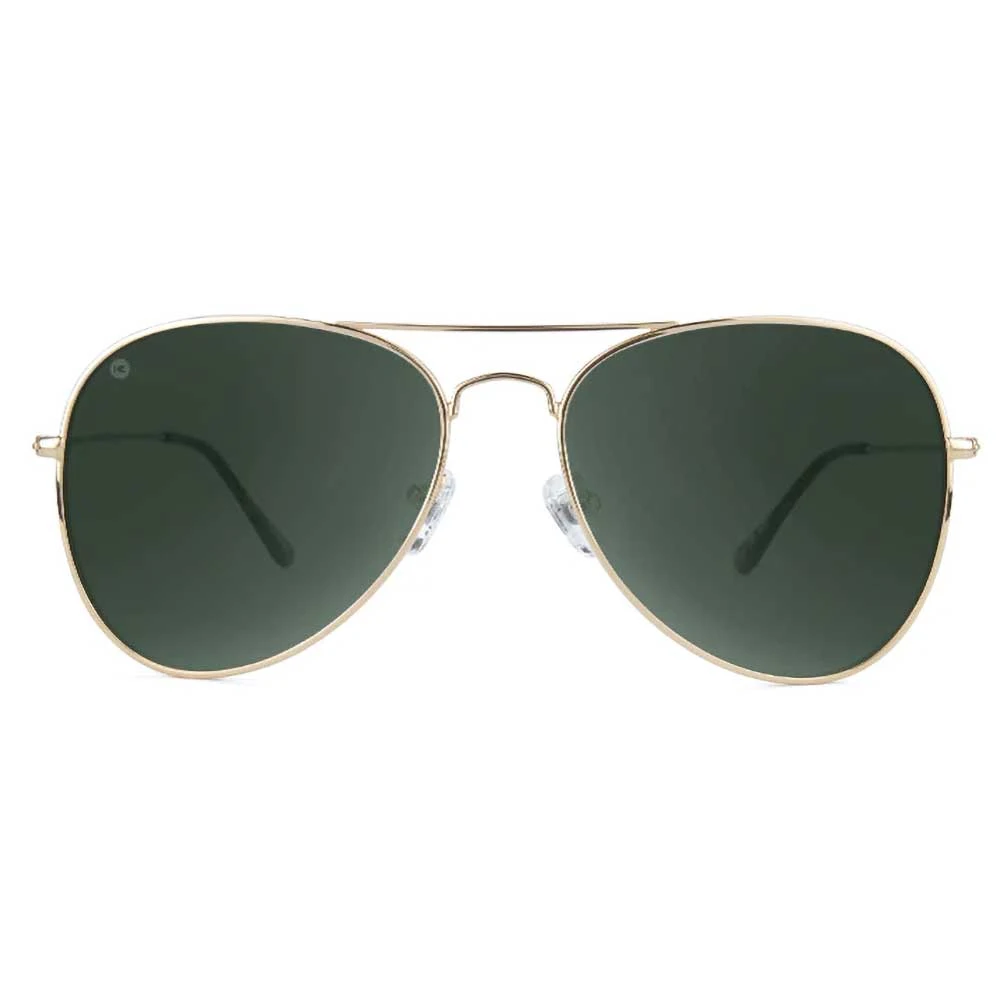 Knockaround Accessories Mile High Sunglasses- Gold/Aviator Green 1 Knockaround Accessories Mile High Sunglasses- Gold/Aviator Green