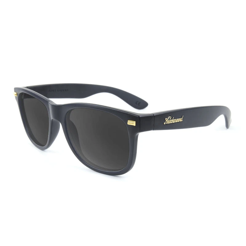 Knockaround Fort Knocks Polarized Sunglasses - Matte Black/Black/Smoke 2 Knockaround Fort Knocks Polarized Sunglasses - Matte Black/Black/Smoke