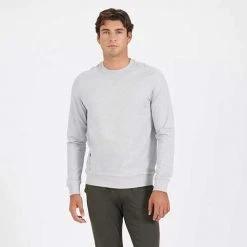 Vuori Men's Ponto Performance Crew - Platinum Heather