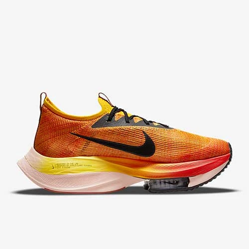 Men's Nike Air Zoom Alphafly Next % FK - Amarillo/Magma Orange/Healing Orange/Black - Regular (D) Shoes 1 Men's Nike Air Zoom Alphafly Next % FK - Amarillo/Magma Orange/Healing Orange/Black - Regular (D) Shoes