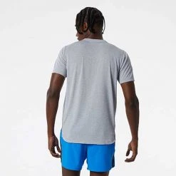 New Balance Apparel Men's Impact Run Short Sleeve Top - Athletic Grey 6 New Balance Apparel Men's Impact Run Short Sleeve Top - Athletic Grey
