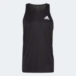 Adidas Apparel Men's Own The Run Singlet - Black