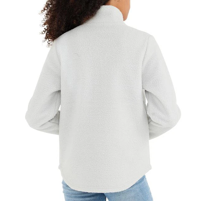 Free Fly Women's Bamboo Sherpa Fleece Half Zip - Light Grey 2 Free Fly Women's Bamboo Sherpa Fleece Half Zip - Light Grey