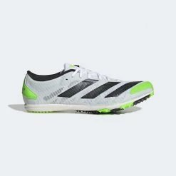 Adidas Unisex AdiZERO XC Spikes - Cloud White/Night Metallic/Solar Green - Regular (D)