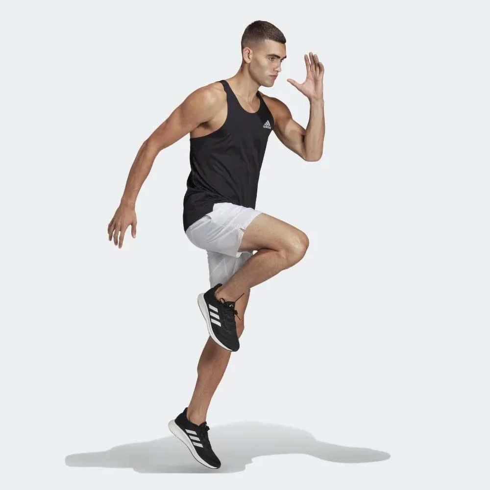 Adidas Apparel Men's Own The Run Singlet - Black 4 Adidas Apparel Men's Own The Run Singlet - Black
