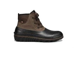 Bogs Footwear Men's Classic Casual Lace Leather Boots - Dark Brown - Regular (D)