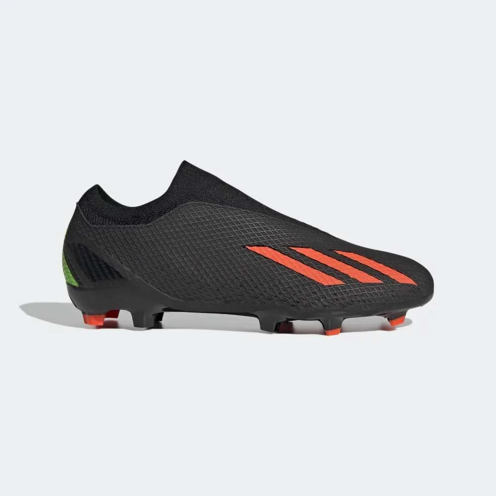 Adidas Unisex X SpeedPortal 3 Laceless Firm Ground Soccer Shoe - Core Black/Solar Red/Solar Green 1 Adidas Unisex X SpeedPortal 3 Laceless Firm Ground Soccer Shoe - Core Black/Solar Red/Solar Green