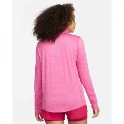 Women's Nike Dri-FIT Element 1/2 Zip Running Top - Mystic Hibiscus Tops 8 Women's Nike Dri-FIT Element 1/2 Zip Running Top - Mystic Hibiscus Tops