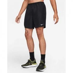 Men's Nike Dri-FIT Challenger 7in Brief-Lined Running Short - Black, Black Apparel
