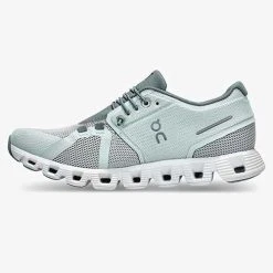 On Running Shoes Women's Cloud 5 Running Shoe - Surf/Cobble - Regular (B)