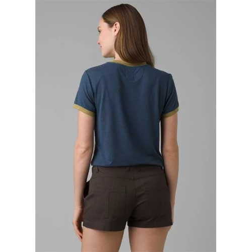 Prana Women's Cozy Up Ringer Tee - Nautical Tops 3 Prana Women's Cozy Up Ringer Tee - Nautical Tops