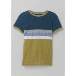 Prana Women's Cozy Up Ringer Tee - Nautical Tops