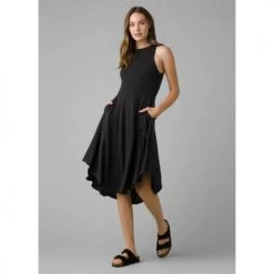 Prana Lifestyle & Travel Women's Cozy Up Bayjour Dress - Black