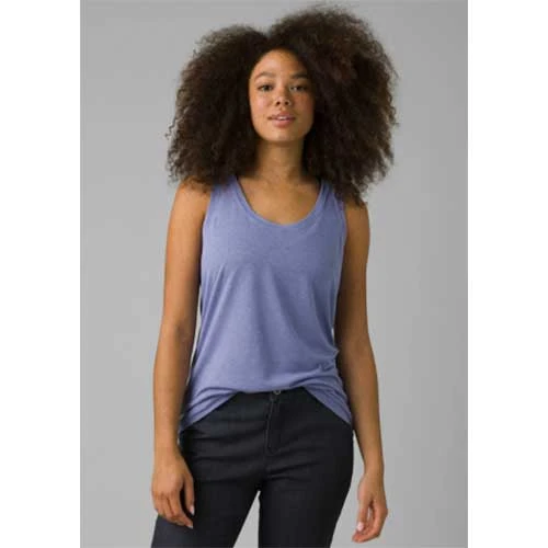 Prana Women's Cozy Up Tank - Morning Glory Heather 2 Prana Women's Cozy Up Tank - Morning Glory Heather