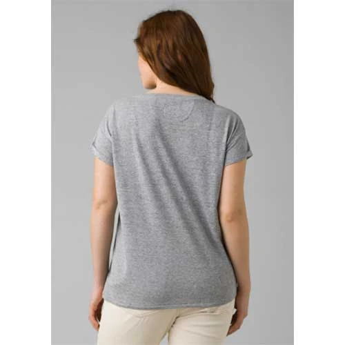 Prana Women's Cozy Up T-shirt - Heather Grey 3 Prana Women's Cozy Up T-shirt - Heather Grey