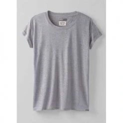 Prana Women's Cozy Up T-shirt - Heather Grey