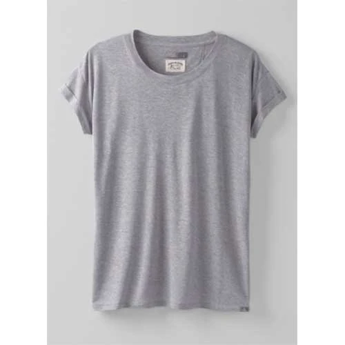 Prana Women's Cozy Up T-shirt - Heather Grey 1 Prana Women's Cozy Up T-shirt - Heather Grey