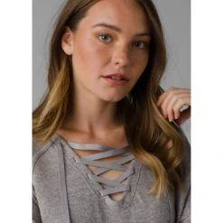 Prana Women's Cozy Up Terry Dress - Heather Grey