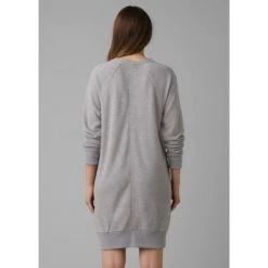 Prana Women's Cozy Up Terry Dress - Heather Grey