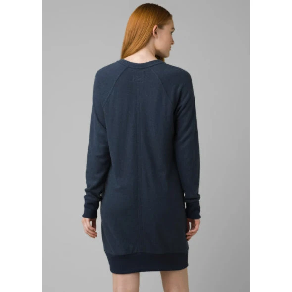 Prana Women's Cozy Up Terry Dress - Nautical Heather 4 Prana Women's Cozy Up Terry Dress - Nautical Heather