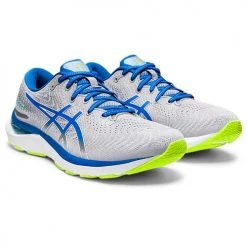 Asics Men's Gel-Cumulus 24 Running Shoe- Sheet Rock/Lake Drive- Wide (2E)