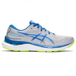 Asics Men's Gel-Cumulus 24 Running Shoe- Sheet Rock/Lake Drive- Wide (2E)