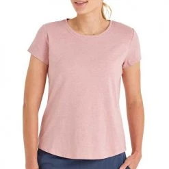 Free Fly Tops Women's Bamboo Current Tee - Harbor Pink