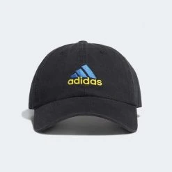 Adidas MUFC Dad Cap - Black/Glory Blue Hats